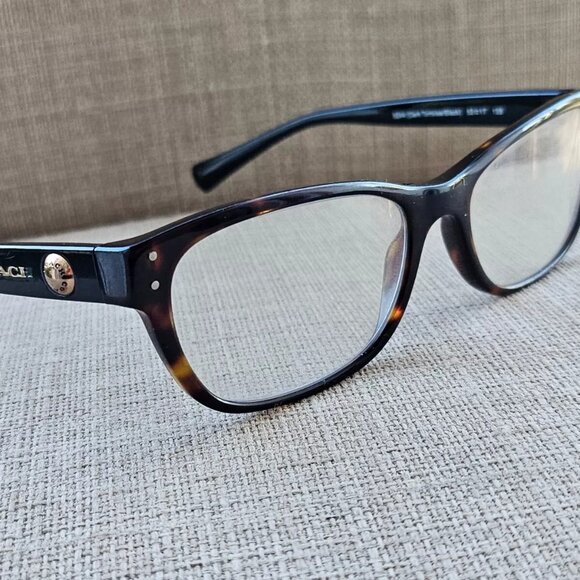 Coach Women Eyeglasses Frame HC6082 Dark Tortoise/Black 53[]17 135 Glasses - Picture 3 of 11